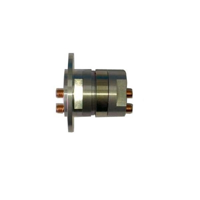 RF Coaxial Rotary Joint Dual Channel Slip Rings IP60 con Compact Signal Slip Rings Velocità fino a 30 giri al minuto