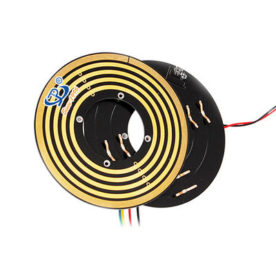 40 mm di diametro interno 5 circuiti 24V voltage rating pancake slip ring per bobina