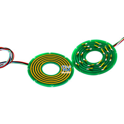 5 circuiti Pancake Slip Ring con rotazione a 360° e tensione nominale 24VAC/DC per una trasmissione elettrica affidabile