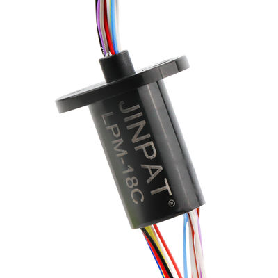 18 circuiti 250 giri al minuto capsula slip ring con contatto oro-oro per armi meccaniche e analizzatori biochimici